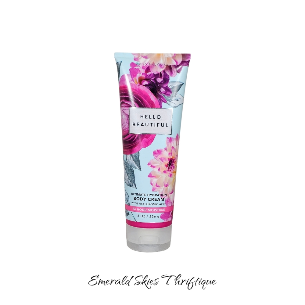 Bath & Body Works HELLO BEAUTIFUL Ultimate Hydration Body Cream.